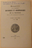 Bulletin Historique Et Archéologique De La Mayenne. 1956, Hors Série-231. Laval Chateau-Gontier. Goupil. - Pays De Loire