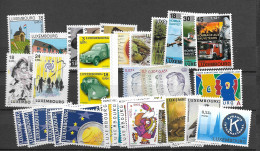 2001 MNH Luxemburg Year Complete According To Michel, Postfris** - Años Completos