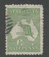 25504) Australia Kangaroo 1913  - Used Stamps