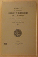 Bulletin Historique Et Archéologique De La Mayenne. 1961, Tome LXX-234. Laval Chateau-Gontier. Goupil. - Pays De Loire