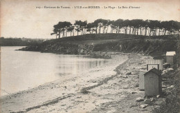 Ile Aux Moines * La Plage Et Le Bois D'amour * Cabines De Bain - Ile Aux Moines