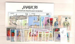 1998 MNH Luxemburg Year Complete According To Michel, Postfris - Ganze Jahrgänge