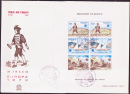 Europa CEPT 1979 Monaco FDC3 Y&T N°BF17 - Michel N°B15 - 1979