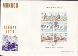 Europa CEPT 1979 Monaco FDC4 Y&T N°BF17 - Michel N°B15 - 1979