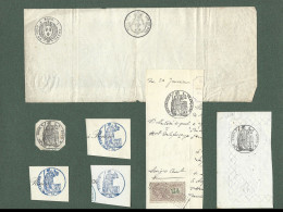 Document  Entete   Lettre  - Cachet - Timbre - Seine - Rouen - Loi De 1816 - Republique Francaise - Seals Of Generality