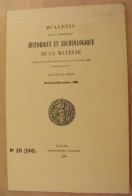 Bulletin Historique Et Archéologique De La Mayenne. 1968, N° 20 (240) . Laval Chateau-Gontier. Goupil. - Pays De Loire