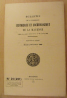 Bulletin Historique Et Archéologique De La Mayenne. 1969, N° 24 (241) . Laval Chateau-Gontier. Goupil. - Pays De Loire