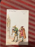 CPA PARIS.EXPOSITION UNIVERSELLE DE 1900.LE VIEUX PARIS.ILLUSTRATEUR ROBIDA GRANDS MAGASINS AUBADE A ST JULIEN DES MENET - Robida