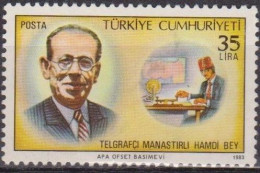 Radio Télégraphie - TURQUIE - Manastirli Hamdi Bey - N° 2388 * - 1983 - Neufs