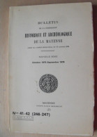 Bulletin Historique Et Archéologique De La Mayenne. 1975-76, N° 41-42 (246-4) . Laval Chateau-Gontier. Goupil. - Pays De Loire