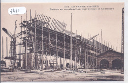 LA SEYNE-SUR-MER- BATEAU EN CONSTRUCTION AUX FORGES ET CHANTIERS - La Seyne-sur-Mer