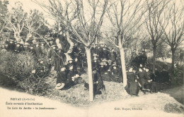 ARDECHE  PRIVAS  école Normale D'institutrices  " Un Coin Du Jardin " - Privas