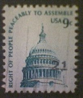 United States, Scott #1591, Used(o), 1975, Capitol Dome, 9¢, Slate Green On Gray Paper - Oblitérés