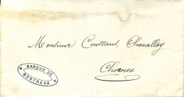 Lettre Banque De Montreux 1876 Relevé De Compte Chevalley Chernex - Switzerland