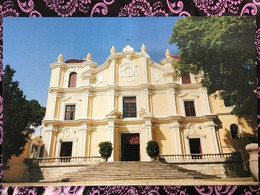 MACAU ST. JOSEPH'S SEMINARY AND CHURCH PPC PRINTED BY CLM. - Macau