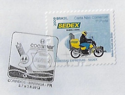 Brazil 2013 Cover Commemorative Cancel 50 Years Of Cocamar Agroindustrial Cooperative From Maringá - Storia Postale