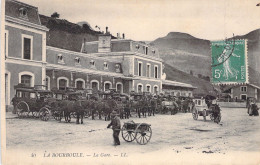 FRANCE - La Bourboule - La Gare - Taxi à Cheval - Carte Postale Ancienne - La Bourboule