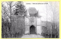 CPA 80 LUCHEUX  CHATEAU PORTE DE SORTIE SUR LA FORET - Lucheux