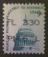 United States, Scott #1591, Used(o), 1975, Capitol Dome, 9¢, Slate Green On Gray Paper - Used Stamps