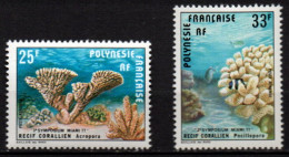 POLYNESIE FRANCAISE - 1977 - Poste Aérienne PA N°YT. 121** à 122** - Neufs