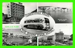 DOVER, KENT, UK - GREETINGS FROM THE DOVER STAGE HOTEL - 5 MULTIVUES - REAL PHOTOGRAPH - VALENTINE'S - - Dover