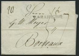 HAMBURG 1805, R.4. HAMBURG, L1 Auf Brief Nach Bordeaux, Pracht - Altri & Non Classificati