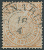 PREUSSEN NDP 15 O, ANNABURG, K2, Auf 1/2 Gr. Orange, Pracht - Altri & Non Classificati