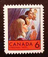 Canada 1969 MNH Sc 503p**  6c Christmas, Tagged W2B - Unused Stamps