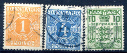 Danemark             Taxes   9/10 + 20   Oblitérés - Port Dû (Taxe)