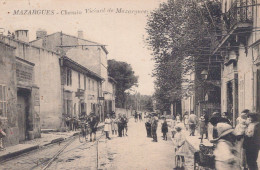 13 / MARSEILLE / MAZARGUES /  CHEMIN VICINAL DE MAZARGUES / RARE ET TRES BELLE CARTE - Südbezirke, Mazargues, Bonneveine, Pointe Rouge, Calanque-Felsen