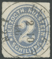 SCHLESWIG-HOLSTEIN 21 O, REINFELD, K2 Auf 2 S. Ultramarin, Kleine Mängel, Feinst, Gepr. Jakubek - Schleswig-Holstein