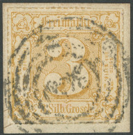 THURN Und TAXIS 50 BrfStk, 1866, 3 Sgr. Ocker, Prachtbriefstück, Gepr. Haferkamp, Mi. 200.- - Andere & Zonder Classificatie