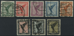 Dt. Reich 378-84 O, 1926, Adler, Satz Feinst/Pracht, Mi. 170.- - Usati