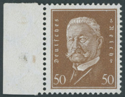 Dt. Reich 420 , 1928, 50 Pf. Hindenburg, Pracht, Gepr. Schlegel, Mi. 140.- - Ungebraucht