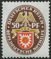 Dt. Reich 434 , 1929, 50 Pf. Nothilfe, üblich Gezähnt Pracht, Mi. 160.- - Ongebruikt