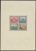 Dt. Reich Bl. 1 , 1930, Block IPOSTA, Postfrisch, Pracht, Mi. 1600.- - Altri & Non Classificati