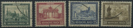 Dt. Reich 446-49 O, 1930, Einzelmarken Aus Block IPOSTA, Satz Feinst/Pracht, Mi. 560.- - Oblitérés