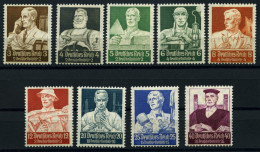 Dt. Reich 556-64 , 1934, Stände, Prachtsatz, Mi. 550.- - Neufs