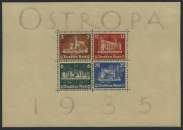 Dt. Reich Bl. 3 , 1935, Block OSTROPA, Vollständiger Originalgummi!, Falzreste Im Rand, Marken Postfrisch, Pracht, Mi. ( - Blocks & Kleinbögen