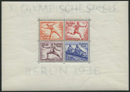 Dt. Reich Bl. 5/6 , 1936, Blockpaar Olympische Spiele, Pracht, Mi. 260.- - Blocs