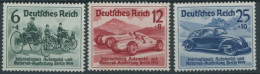 Dt. Reich 686-88 , 1939, Automobil-Ausstellung, Postfrischer Prachtsatz, Mi. 110.- - Ungebraucht