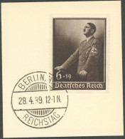 Dt. Reich 694 BrfStk, 1939, 6 Pf. Tag Der Arbeit Mit Ersttagsstempel BERLIN N.W. REICHSTAG, Prachtbriefstück - Andere & Zonder Classificatie