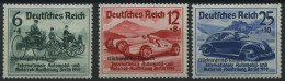 Dt. Reich 695-97 , 1939, Nürburgring-Rennen, Prachtsatz, Mi. 280.- - Unused Stamps