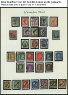 SAMMLUNGEN, LOTS O, Gestempelte Sammlung Dt. Reich Von 1923-32 Auf Seiten Mit Mittleren Ausgaben, U.a. Mi.Nr. 378-84, 42 - Oblitérés