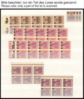 LOTS , Lagerbuch Inflation, Meist Ab 1921, Incl. Dienstmarken, Fast Nur Postfrisch, Teils In Einheiten (meist 10er-Randb - Other & Unclassified
