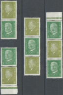 ZUSAMMENDRUCKE S 42-45 , 1932, Reichspräsidenten, Alle 4 Senkrechten Zusammendrucke, Postfrisch, Pracht, Mi. 135.- - Se-Tenant