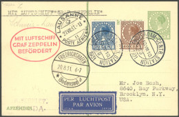 ZULEITUNGSPOST 123 BRIEF, Niederlande: 1931, Fahrt Nach Lausanne, Prachtkarte - Posta Aerea & Zeppelin