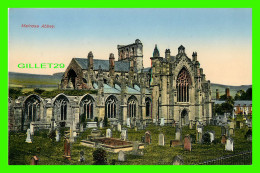 MELROSE, ROXBURGH, SCOTLAND - MELROSE ABBEY AND CEMETERY - - Roxburghshire