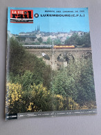 VIE DU RAIL 1972 1336 CFL LUXEMBOURG ESCH SUR ALZETTE MERSCH VIANDEN ECHTERNACH CLAUSEN MONDORF LES BAINS ANSEMBOURG SUR - Trains