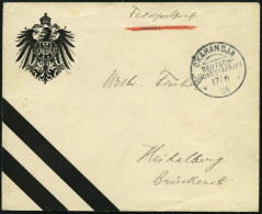 DSWA OKAHANDJA, 17.6.04, Patriotischer Feldpostbrief Von Der II. Kompanie Nach Heidelberg, Pracht - Duits-Zuidwest-Afrika